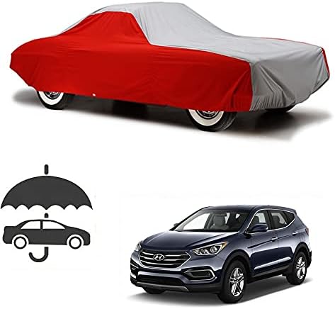Designer Double Tone Waterproof, Dustproof, Scratchless Custom Fit Car Body Cover for Hyundai Santa fe