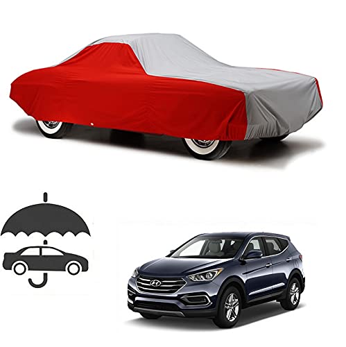 Designer Double Tone Waterproof, Dustproof, Scratchless Custom Fit Car Body Cover for Hyundai Santa fe