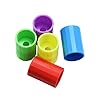 25 Pieces Tornadoes in A Bottle, Plastic Tornado Bottle Connector Cyclone Tube Vortex Connector for Scientific Experiment, 5 Colors #4