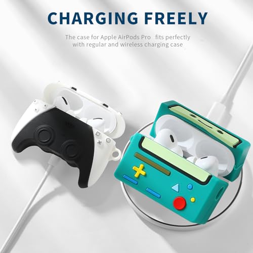 Image of [3Pack] Gedicht for Airpods Pro Case, Funny 3D Cartoon Game Console Controller Design Silicone Soft Cases for Airpods Pro Case 1st Gen, with Keychain Kids Women Men for Airpods Pro 2019 Case