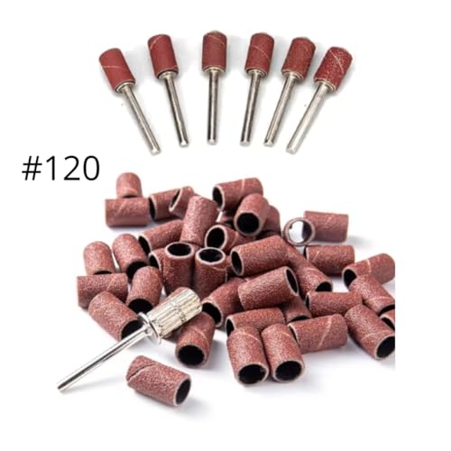 Kit 100 Lixa Refil Para Lixadeira Elétrica Gramatura #120