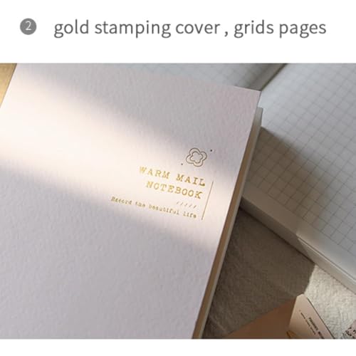 Image of VIBE VISTA Vintage Aesthetic Scrapbook Kit,346 Pcs,A6 Grid Notebook,Washi ,Envelopes,Scrapbook Papers,Folding Labels,Background Papers,Photo Frames,Calendar Stickers,Stickers (Rotat Street,Beige)