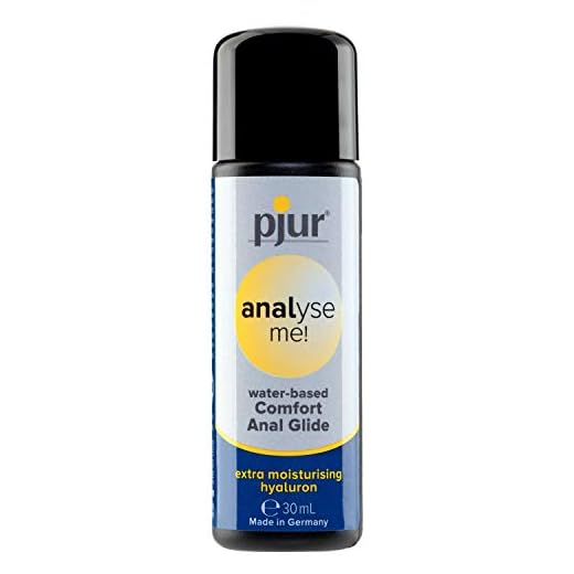pjur analyse me! Moisturising - Lubricante acuoso - para sexo anal cómodo - adecuado para juguetes eróticos (30ml)