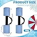 Soulchen Pool Exercise Equipment Water Dumbbells Pool Resistance Aerobic Weights EVA Foam Dumbbell with Handle Strip for Aqua Therapy Water Aerobics Weight Loss Fitness(Pale Blue,Heavy)