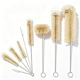 Masthome 9 Pieces Bottle Brush Set, Long Handle Bottle Cleaner for Washing Narrow Neck Wine/Beer Bottle...