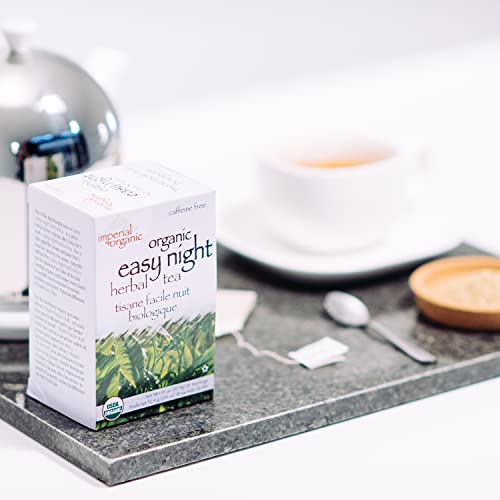 Uncle Lee’s Organic Chamomile Tea, Easy Night Herbal Tea With Organic Licorice Root, Light Apple Aroma White Tea, Soothing & Relaxing With Delicate Flavor, Bedtime Tea, 18 Tea Bags Per Box #TOP1