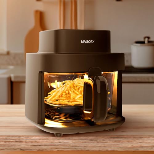 Fritadeira Elétrica Mallory SmartGlass - 4,5L, Air Cook 360°, Temperatura até 200°C, Cuba de Vidro Temperado - 127V - Imagem 7