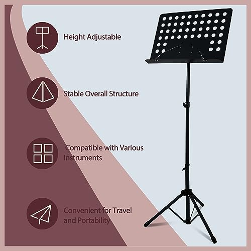 EASTROCK Sheet Music Stand Metal,Black by EASTROCK - Used condition - Image 5