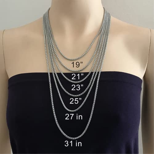 Genuine Solid 925 Sterling Silver Dragon Round Case Pendant Necklace-Father's Day Gift For Men, Him, Dad , Father , Husband, Black , Silver #TOP5