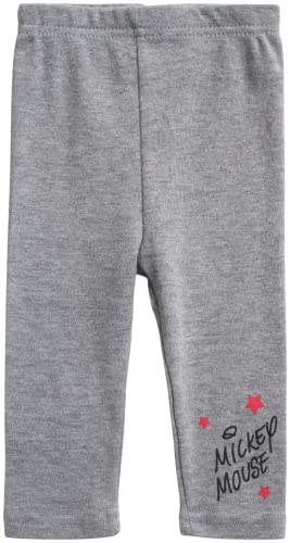Disney Baby Boys’ 3 Piece Bodysuit Bib Pant Set – Mickey Mouse, Lion King (Newborn), Size 0-3 Months, Mickey Mouse Heather Grey #TOP4