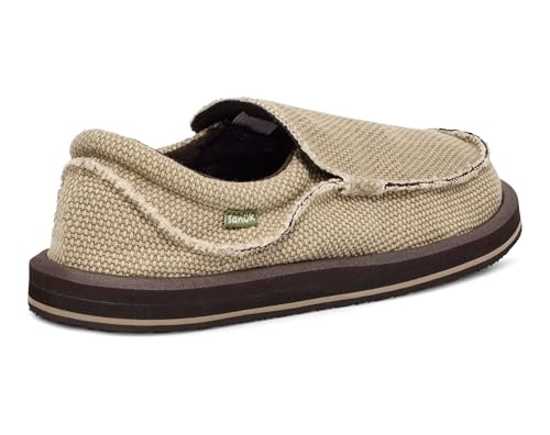Image of Sanuk Mens Chiba Loafers for Men | Mens Shoes | Slip On Shoes for Men | Men's Slip-on Loafers | Comfort Foam Footbed