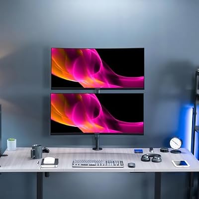Kado Dual Gaming Monitor Setup - 2-Pack 30 Curved 1800R 200Hz 1ms Ultrawide 21:9 2560x1080 Computer Monitor, Stacked Gaming AMD FreeSync Premium, VESA Mount HDMI DisplayPort Built-in Speakers