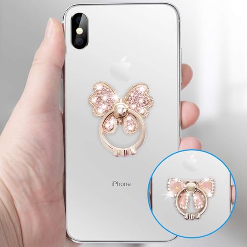 Anillo de metal para móvil con rotación 360 y agarre firme antideslizante universal 6