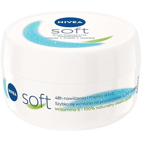 NIVEA Soft Intensywnie nawilżający krem do ciała i rąk 50 ml