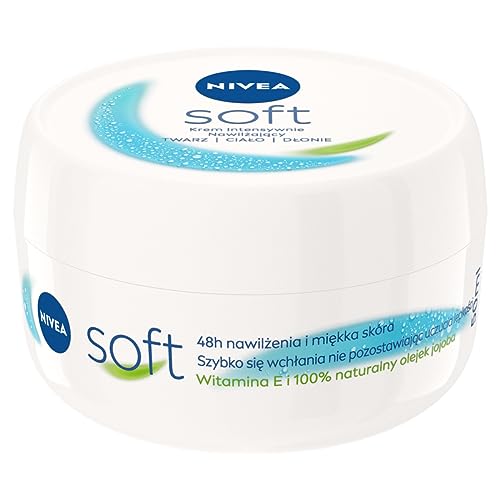 NIVEA Soft Intensywnie nawilżający krem do ciała i rąk 50 ml