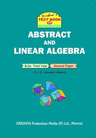 Buy TB: Abstract & Linear Algebra (Mrt) Book Online at Low Prices in ...