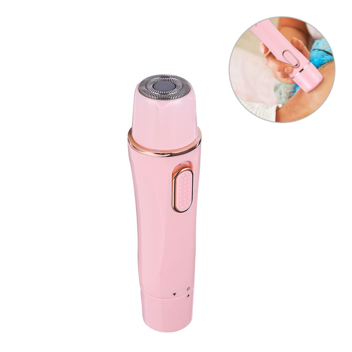 DOITOOL 4-in-1 Elektrischer Haarentferner für Damen mit USB Ladung Schmerzfreie Haarentfernung Abs Material Inklusive Nasenhaarschneider und Augenbrauen Trimmer für Reisen und Tasche