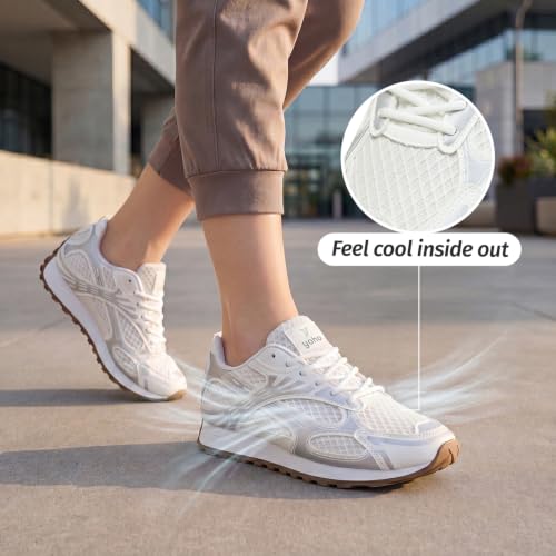 Image of YOHO Women's Wumple Lace Up Sneaker | Breathable, Cushioned & Stylish | Casual Shoes for Woman /Ladies /Girls