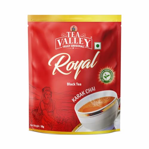 Image of Tea Valley Royal 1kg | CTC Tea | Premium Blend of Assam and Dooars Tea | Unique Blend Crafted for Chai Lovers| Strong, Malty, Aromatic and Rich Taste