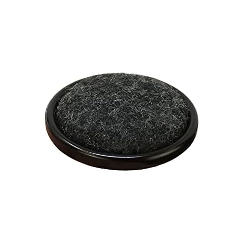 Shepherd Hardware 9090 1-1/4-Inch Carpet Base Furniture Cups, Brown,4-Pack Cover