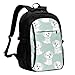 Produktbild XCNGG Cartoon Dog Travel Laptop Rucksack College School Bag Lässiger Tagesrucksack mit USB-Ladeanschluss