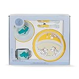 Praktisches Geschirr-Set für Babys, Schönes Motiv mit niedlichen Zoo-Tieren