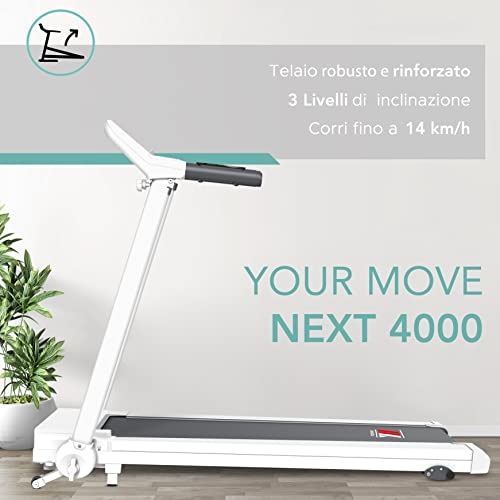 YM Next 4000 Cinta Rollen Electrica Plegable, Ahorro de Espacio, Robusto, Marco Reforzado, App Kinomap & ZWIFT, 14… – Bild 3