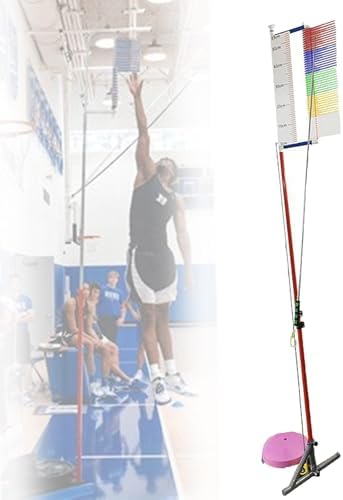 Vertical Jump Tester Equipment，Jump Measurement Tester, Vertical Jump Tester with Stable Base Standing High Jump Training Equipment Basketball Volleyball Spike Coach Challenger(3.9-11.5 Feet
