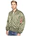 Alpha Industries MA-1 Blood Chit Bomber Flight Jacket - Fighter Pilot Flight Jacket - Sage, M
