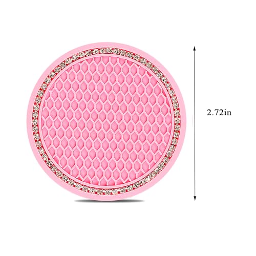 Portavasos de silicona antideslizante para auto, set de 2 miniatura 2