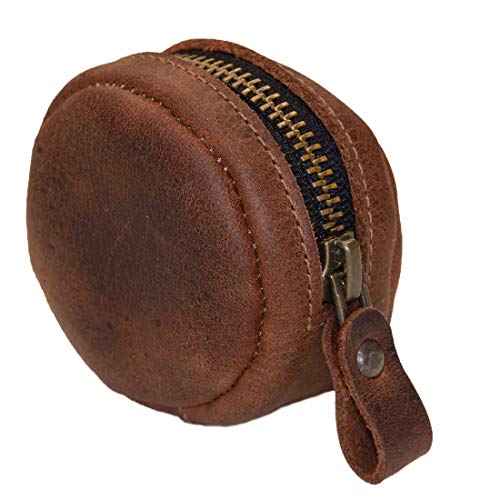 Hide & Drink Bourbon Brown Leather Coin Case #TOP16