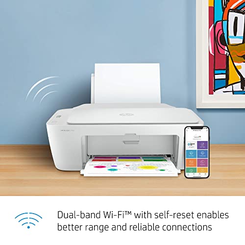 Hp Deskjet 2752 Wireless All-In-One Color Inkjet Printer, Scan And Copy With Mobile Printing, 8Rk11A (Renewed) #TOP1