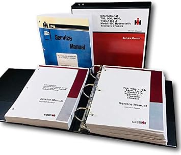 International 766 966 1066 1466 Tractor Service Manual Shop Set Engine Ovhl