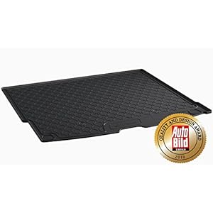 AROBA GL1901 Design kofferbakmat compatibel met Volvo XC60 vanaf bouwjaar 05.2017> Kofferbakmat precies passend verhoogde rand zwart