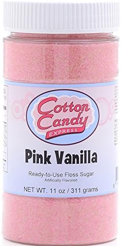 Cotton Candy Express Floss Sugar, Pink Vanilla