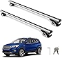 AUTOSAVER88 Roof Rack Cross Bars Compatible with 2013 2014 2015 2016 2017 2018 2019 Ford Escape Crossbars, Raised Side Rail Needed Rooftop Aluminum Luggage Rack Cargo Carrier Bag Bike 150 LBS Load