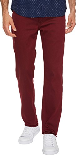 Levi's Men's Made in The USA 511 Slim-Fit Jean, Brushed Burgundy-Stretch, 30W x 30L