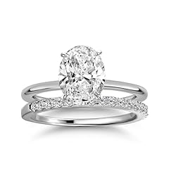 (1.5CT)18K White Gold Plated