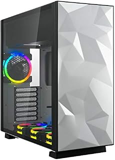Rosewill ATX Mid Tower Gaming Computer Case with Tempered Glass and RGB Fans