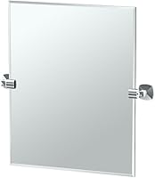 Vista 1 de Gatco 4149SM Jewel Espejo rectangular sin marco, cromo, 24 pulgadas de alto