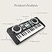 pedkit Teclado Musical, órgano electrónico portátil, Piano Musical de simulación, órgano electrónico...