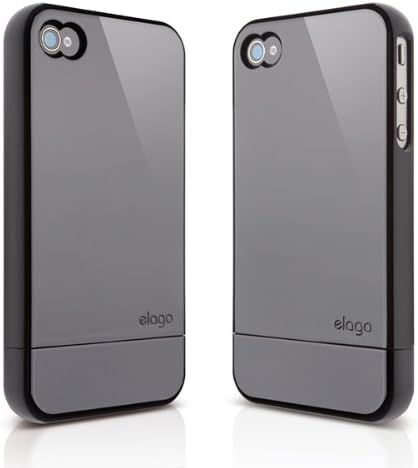 elago S4 Glide Case for Black Version AT&T, Sprint and Verizon iPhone 4/4S(Not for White iPhone) - ECO Pack (Black)