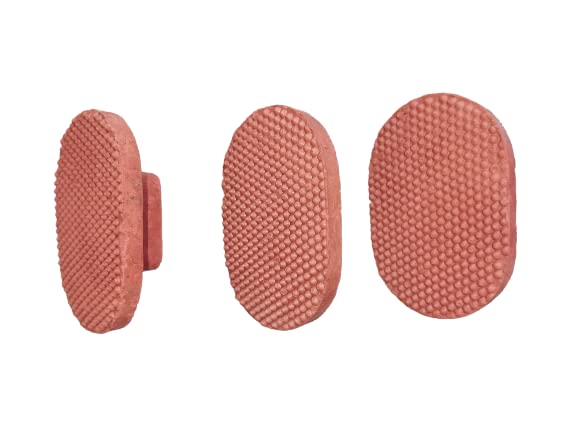 SB HERBAL PACK OF 3 PC Terracotta Natural Pumice Stone Foot Scrubber Handmade Organic Clay eco Friendly Dead Skin Remover Women Men Unisex. - Image 4 thumbnail