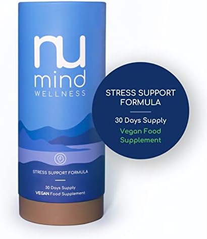 Nu Mind Wellness, All-in-One Stress Support Supplement 150 Capsules, B Vitamins, Vitamin C, Vitamin D3, Zinc, Iron, Magnesium, Ashwagandha KSM66