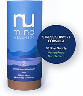 Nu Mind Wellness, All-in-One Stress Support Supplement 150 Capsules, B Vitamins, Vitamin C, Vitamin D3, Zinc, Iron, Magnesium, Ashwagandha KSM66