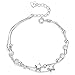 Produktbild SENLINLU Armbänder für Frauen Armband Silber 925 Damen Stern Perle Armbänder Freundschaftsarmband Verstellbare