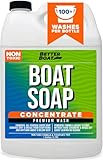 Premium Grade Boat Soap, Marine Concentrate Cleaner, 1 Gallon, Wash and Wax for...
