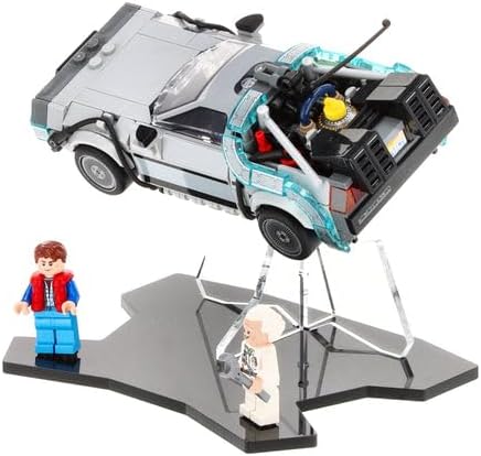 Display Stand Compatible with LEGO 77256 Time Machine from Back to the Future - Display Stand