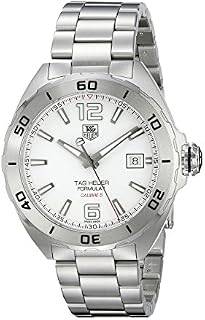 TAG Heuer Men's WAZ2114.BA0875 Analog Display Automatic Self Wind Silver Watch