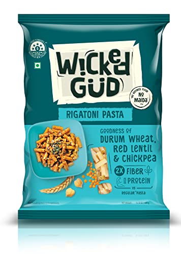 Image of WickedGud Rigatoni Pasta Semolina Wheat 400gm